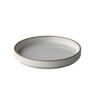 Bord Japan, white/grey, Ø 15 cm