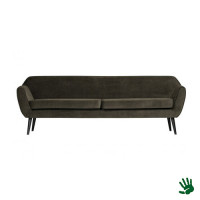Home - 2.5-zits sofa, warm green velvet
